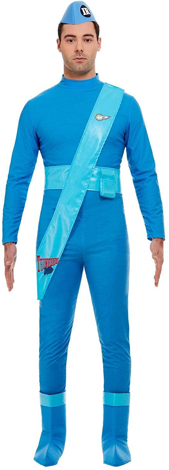 Smiffys Men's Smiffys Officially Licensed Thunderbirds Scott & Virgil Deluxe Costume Smiffys Officially Licensed Thunderbirds Scott & Virgil Deluxe Costume