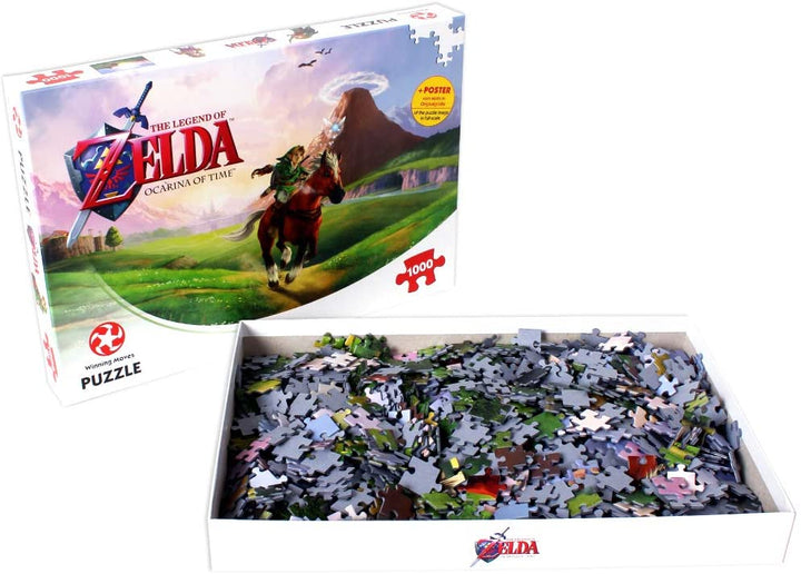 Winnende bewegingen The Legend of Zelda Ocarina of Time Legpuzzel van 1000 stukjes