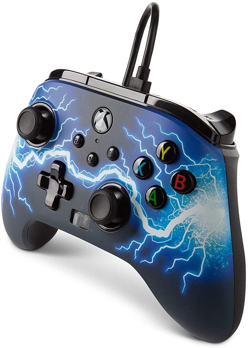 PowerA Enhanced Wired Controller für Xbox Series X|S – Arc Lightning, Gamepad, W