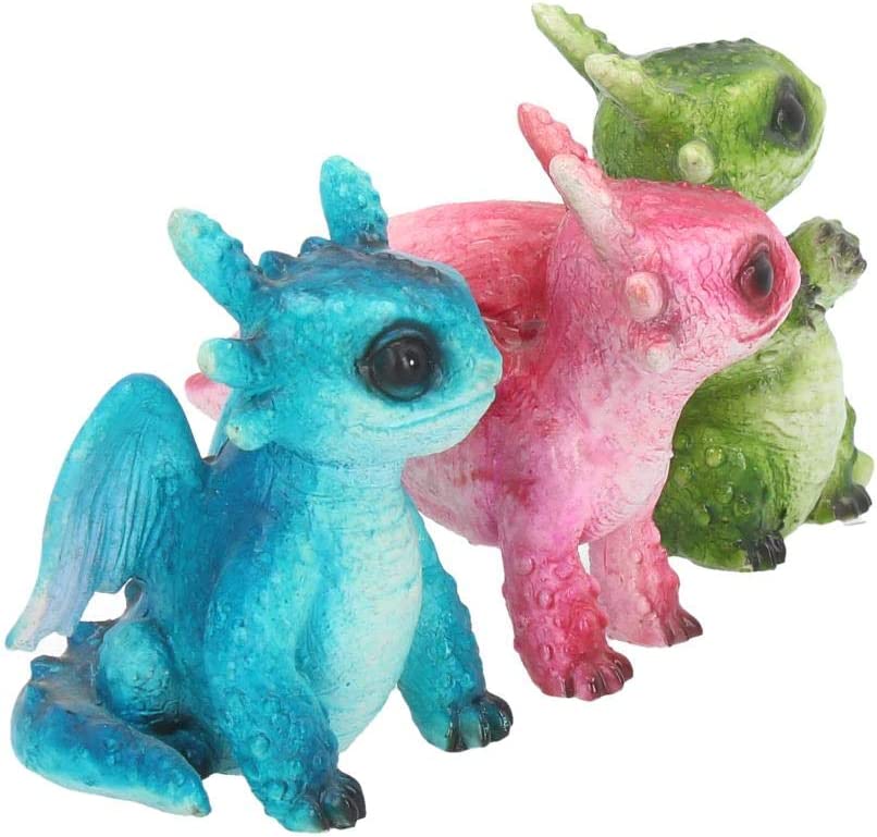 Nemesis Now Tiny Dragons (Set of Three) Figurine 8cm Multi-Coloured