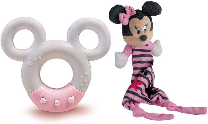 Clementoni 17396, Disney Baby Minnie-Sound & Color Lamp-Night Light, White Sounds And Music, Ages 0 Months Plus