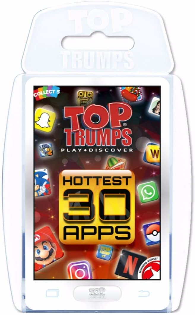 Top Trumps 002073 Hottest 30 Apps Card Game