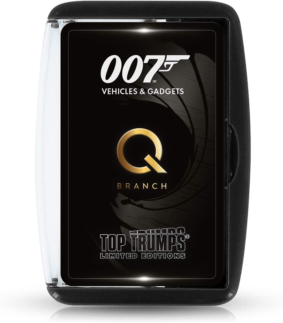 Top Trumps WM01336-EN1-6 Gadgets y vehículos de James Bond de edición limitada