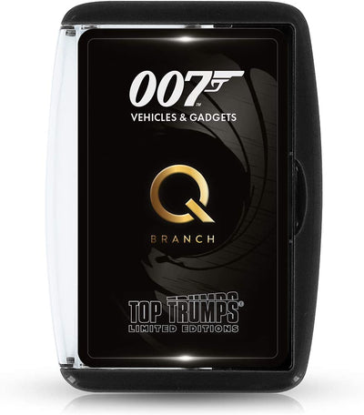 Top Trumps WM01336-EN1-6 Limited Edition James Bond Gadgets and Vehicles
