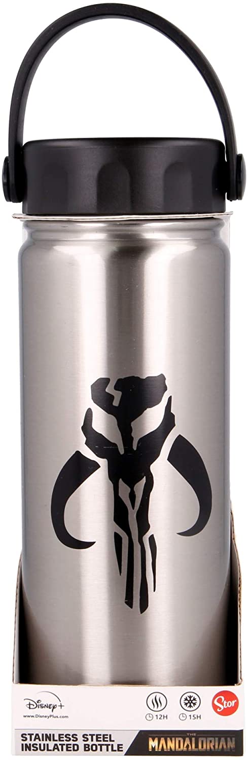 Stor The Child Mandalorian Stainless Steel Thermos Flask 530ml Unique Standard