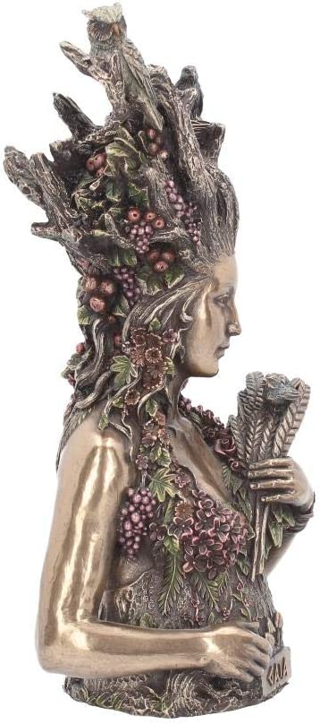 Nemesis Now Gaia Bust Figurine 30cm Bronze