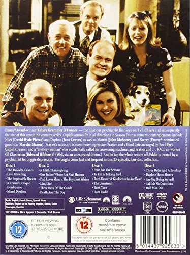 Frasier – die komplette 4. Staffel [DVD] – Sitcom [DVD]