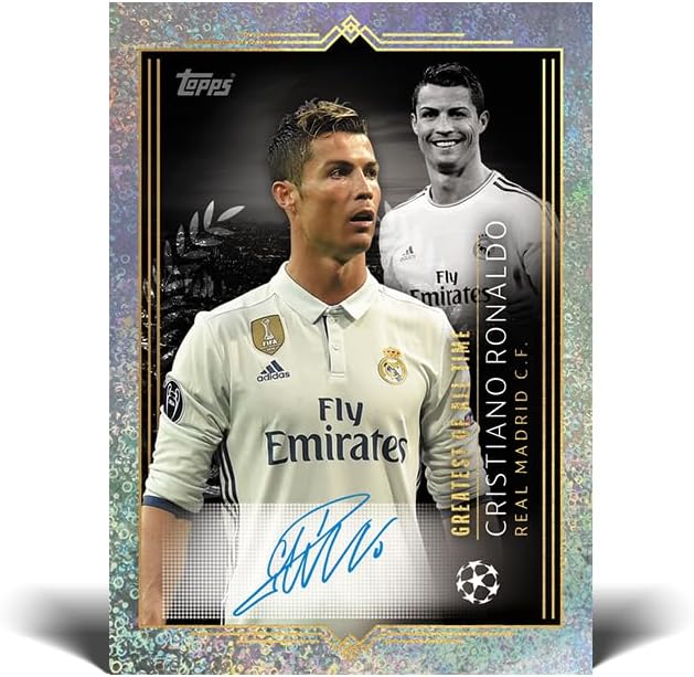 Topps UEFA Champions League Stickers Starter Pack with 80 Page Album and 2 Packets of Stickers