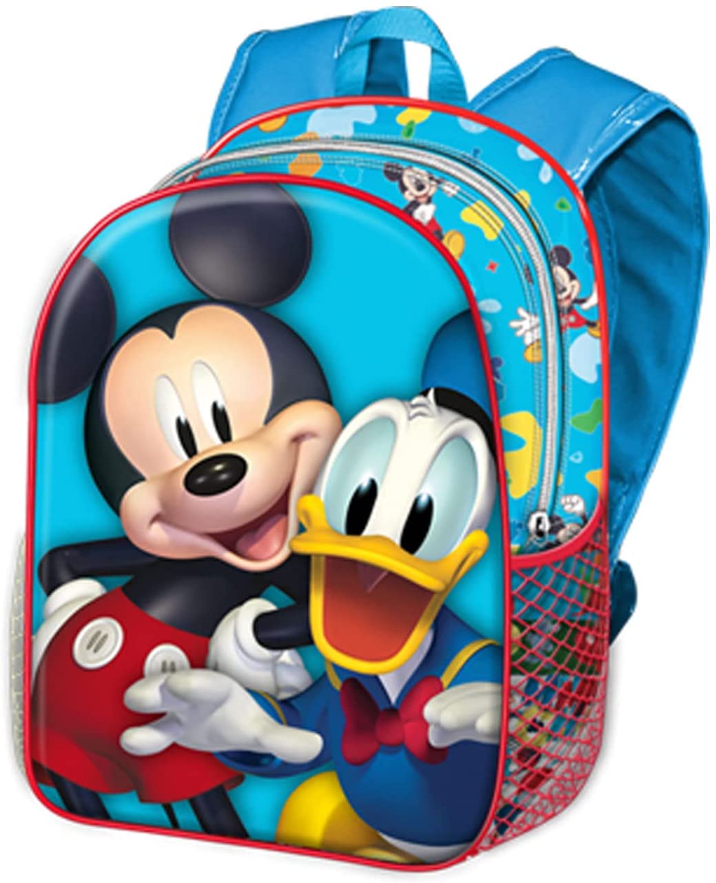 Mickey Mouse Cheerful-Kleiner 3D-Rucksack, Blau