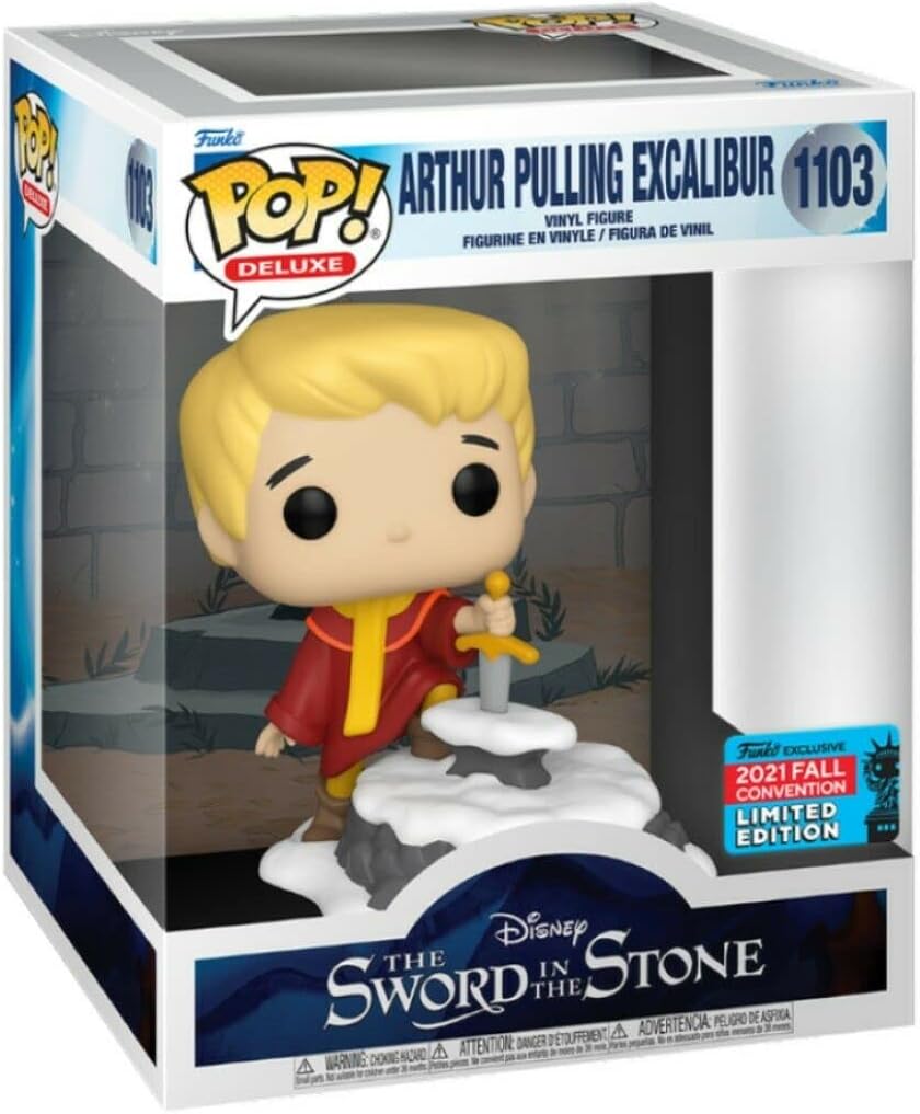 Funko POP Disney The Sword In The Stone 1103 Arthur Pulling Excalibur 2021 Fall Exclusive