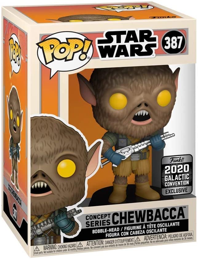 Star Wars Concept Series Chewbacca Excluye Funko 49372 Pop. Vinilo n. ° 387