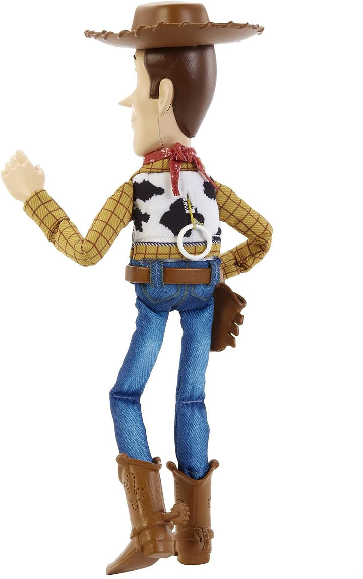 Disney Pixar Toy Story Roundup Fun Woody, große sprechende Figur, 12 Zoll, Posa