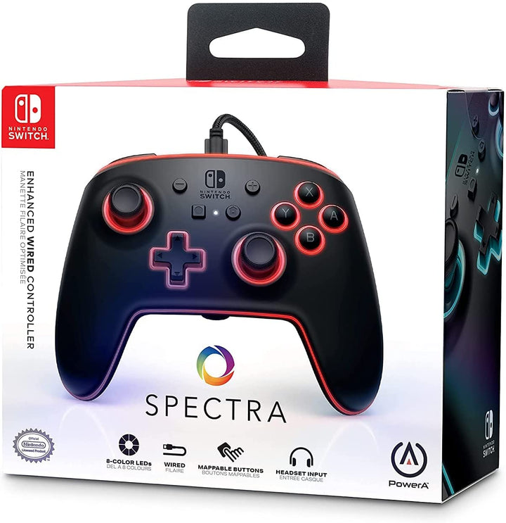 PowerA Spectra Enhanced Wired Controller für Nintendo Switch, Gamepad, Wired Vid