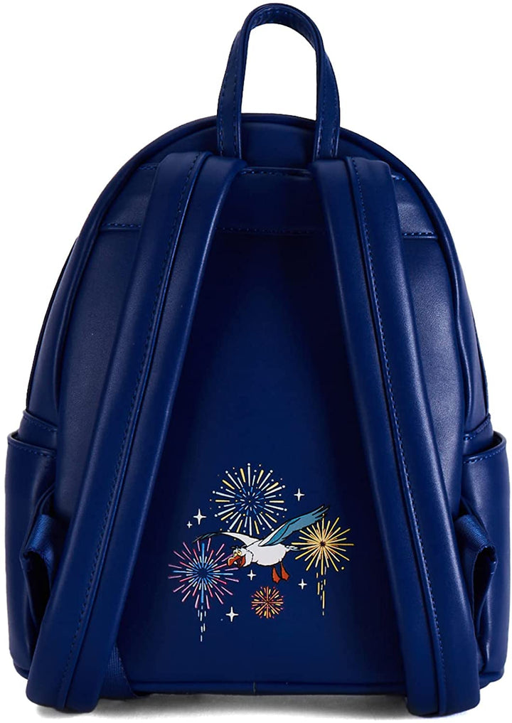 Loungefly Disney Die kleine Meerjungfrau Arielle, Feuerwerk, beleuchteter Mini-Rucksack