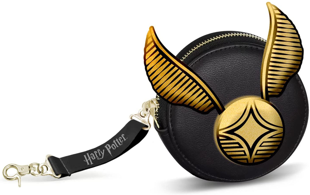 Harry Potter Snitch-Cookie Coin Purse, Black
