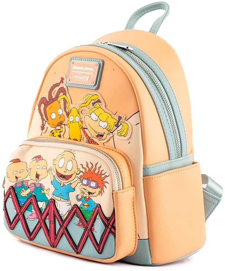 Loungefly Nickelodeon Rugrats 30th Anniversary Damen-Umhängetasche mit doppeltem Riemen