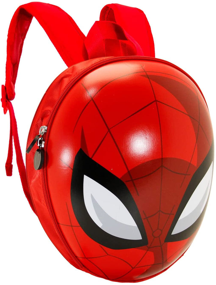 Spiderman Spid Face-Eggy Backpack, Red