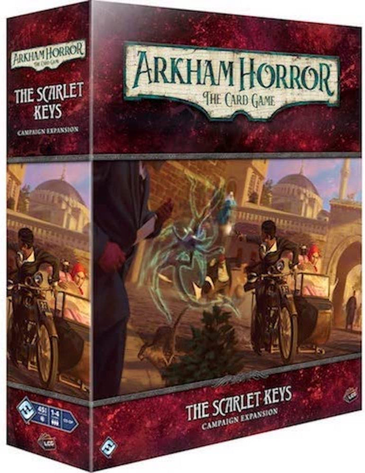 Die Scarlet Keys-Kampagnenerweiterung: Arkham Horror, das Kartenspiel