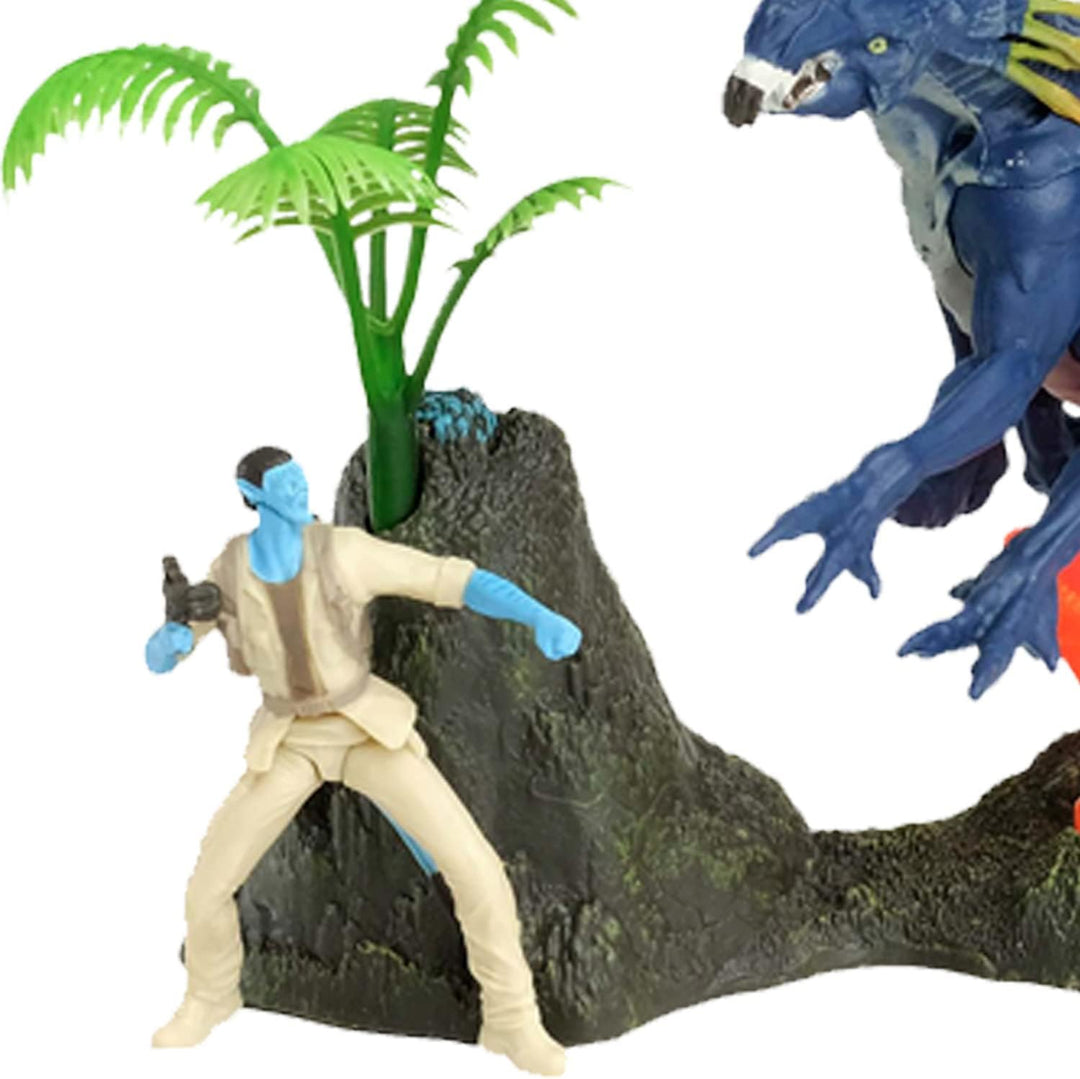 Avatar: World Of Pandora Action Figure Set: Jake Sully Vs. Thanator