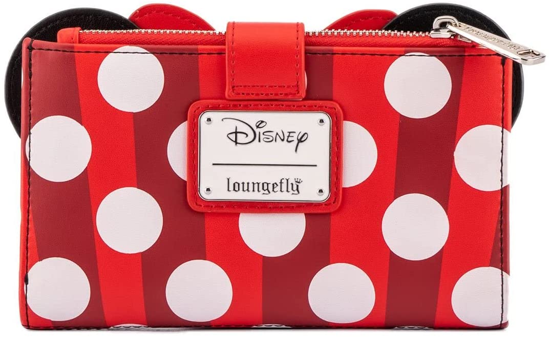 Loungefly Disney Minnie Mouse Sweets Collection Faux Leather Flap Wallet