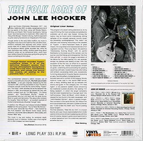 John Lee Hooker – The Folk Lore of John Lee Hooker + 2 Bonustracks [VINYL]