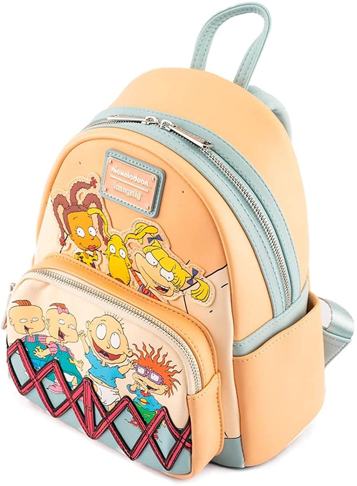 Loungefly Nickelodeon Rugrats 30th Anniversary Damen-Umhängetasche mit doppeltem Riemen