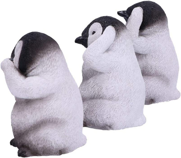 Nemesis Now See No Evil Hear No Speak No Evil Emperor Penguin Figurine Trio (U4921R0)