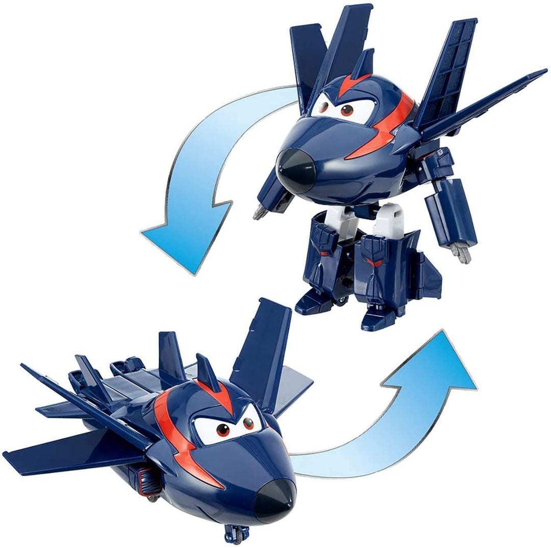 Super Wings Transforming Vehicle Series 2 Agent Chace Plane Bot 5 In - Yachew