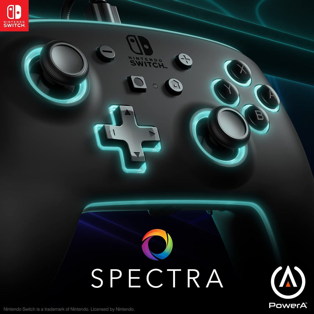 PowerA Spectra Enhanced Wired Controller für Nintendo Switch, Gamepad, Wired Vid