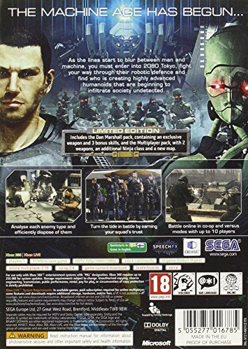 Binary Domain Limited Edition-Spiel (Xbox 360)