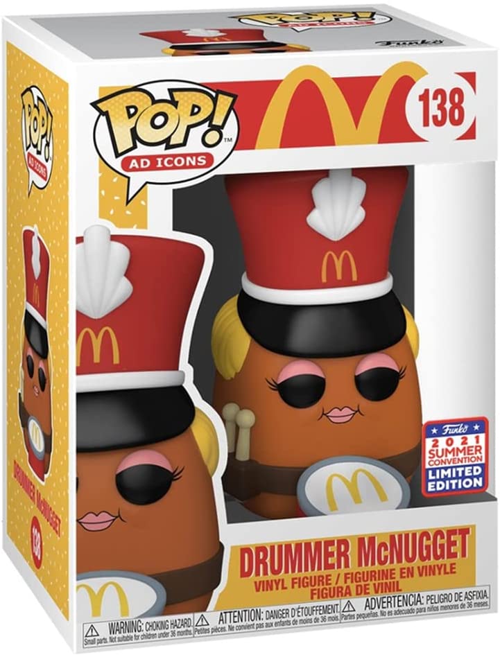 McDonalds Drummer McNugget Exclu Funko 55558 Pop! Vinyl Nr. 138