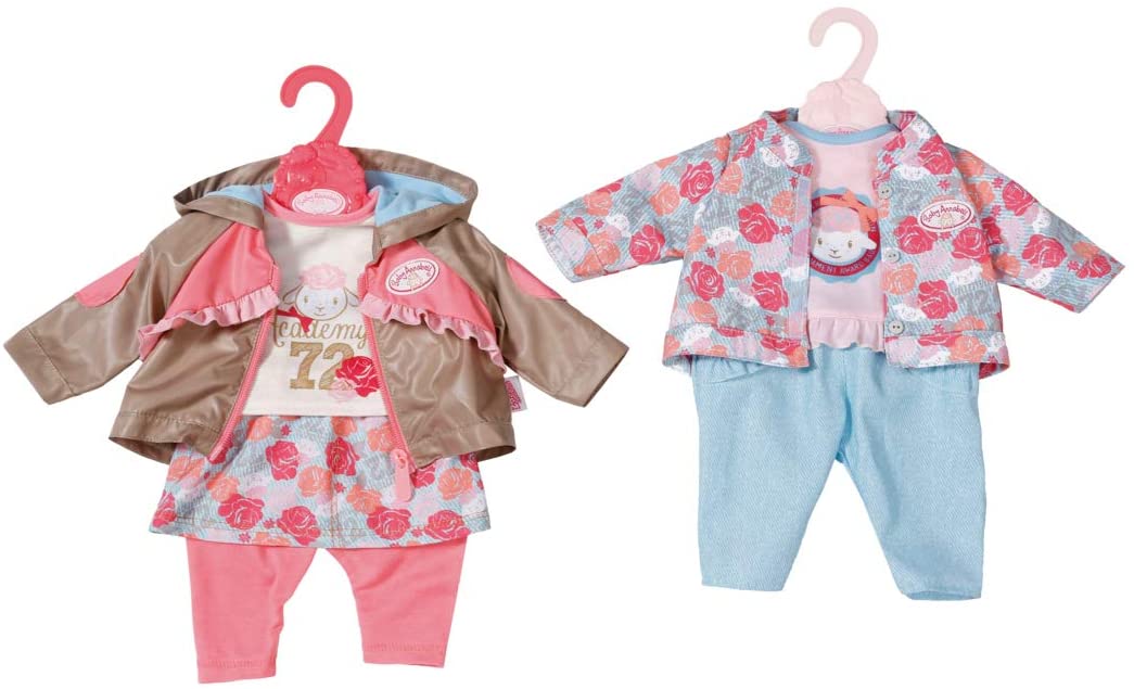 Baby Annabell 701973 Travel Jeans 2 asss. 43cm Accessories (Doll Clothes Set, 3