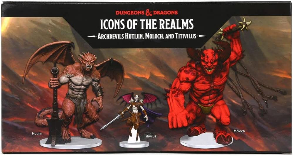 D&D Icons of the Realms: Archdevils - Hutijin, Moloch, Titivilus