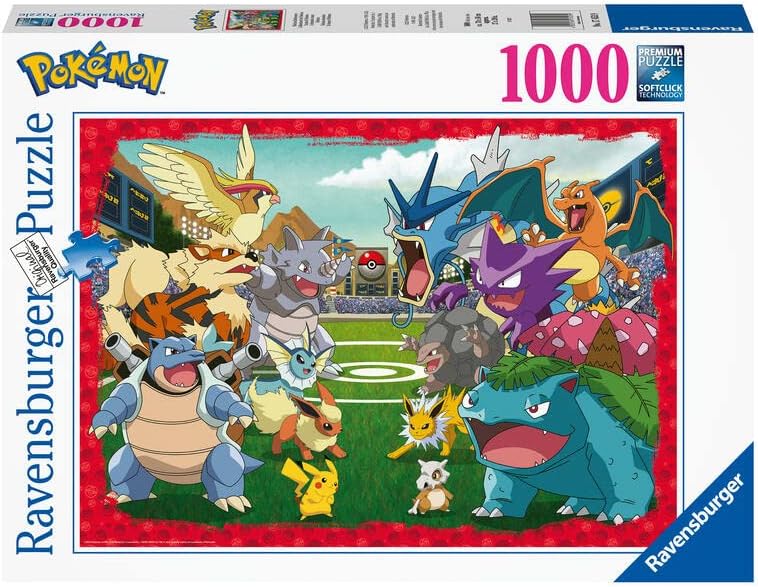 Ravensburger 1000 Piece Pokemon Jigsaw Puzzles for Adults and Kids