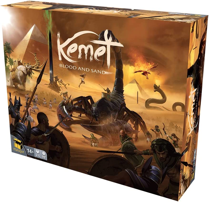 Matagot SARL | Kemet – Blut und Sand | Brettspiel | Ab 12 Jahren | 2 bis 5 Spieler |