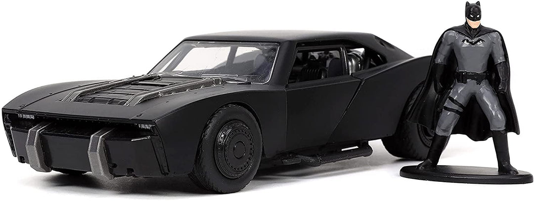 Jada 253213008 DAS Batman Batmobil mit Figur 1:32 in CDU, Schwarz/Weiß