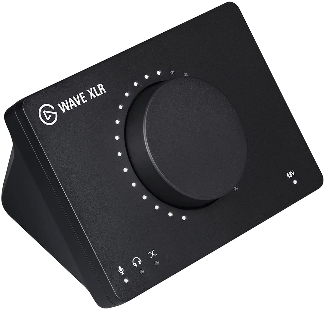 Elgato Wave XLR – Audiomixer und 75-dB-Vorverstärker für XLR-Mikrofon auf USB-C, Steuerschnittstelle mit 48-V-Phantomspeisung, Tap-to-Mute, digitale Mixing-Software für Streaming, Aufnahme, Podcasting auf Mac und PC