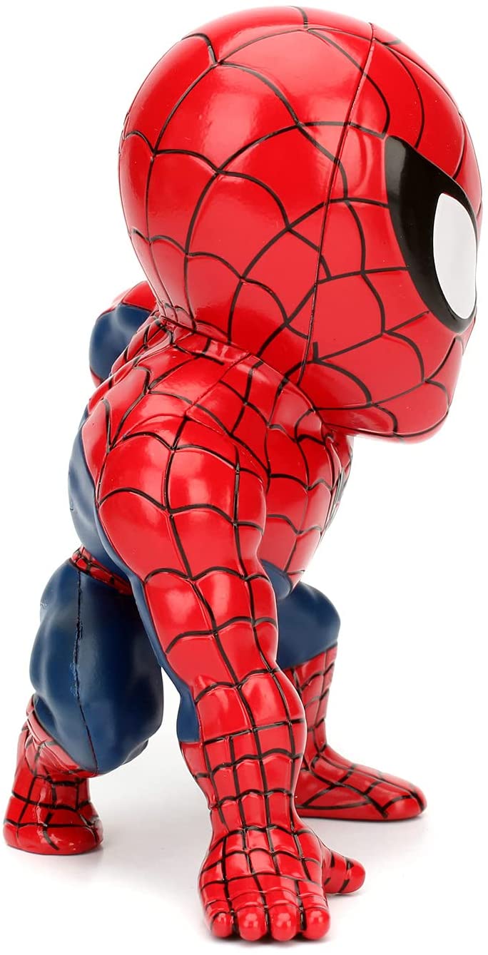 Jada 253223005 Marvel 6" Spiderman DIE-CAST Sammlerfigur, mehrfarbig