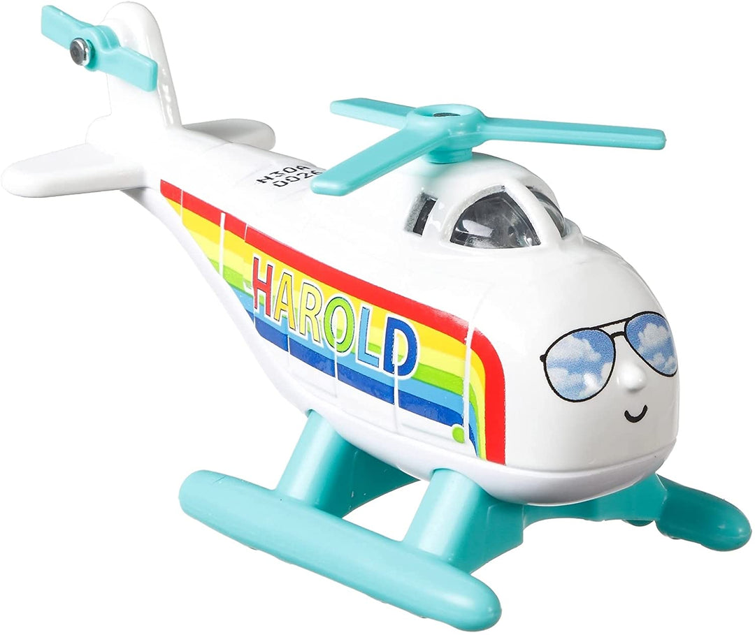Hélicoptère jouet à pousser Rainbow Harold de Fisher-Price Thomas &amp; Friends