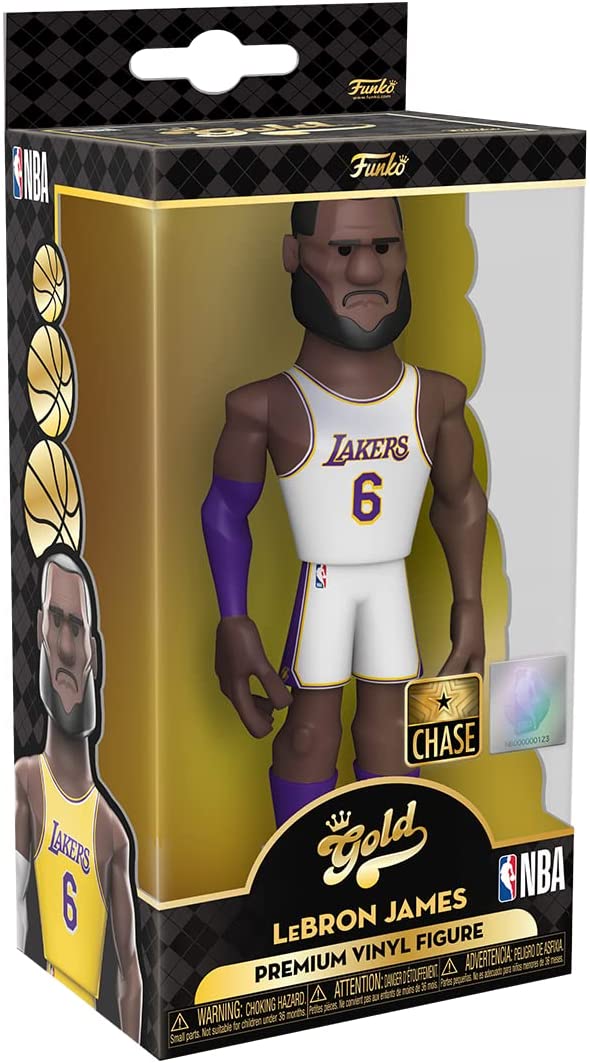 Funko 57291 Gold 5" NBA: Lakers-LeBron mit Chase