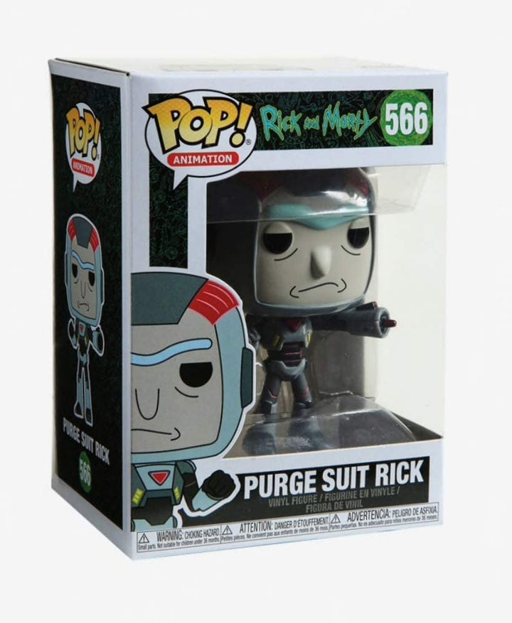Rick And Morty Purge Suit Rick Funko 40248 Pop! Vinile #566