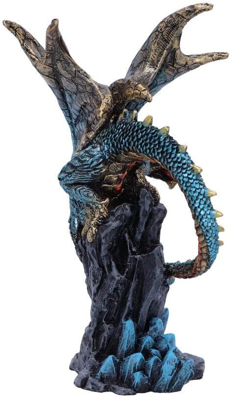 Nemesis Now U5071R0 Hear Me Roar Blue Dragon Calling Figur, Polyresin, One Si