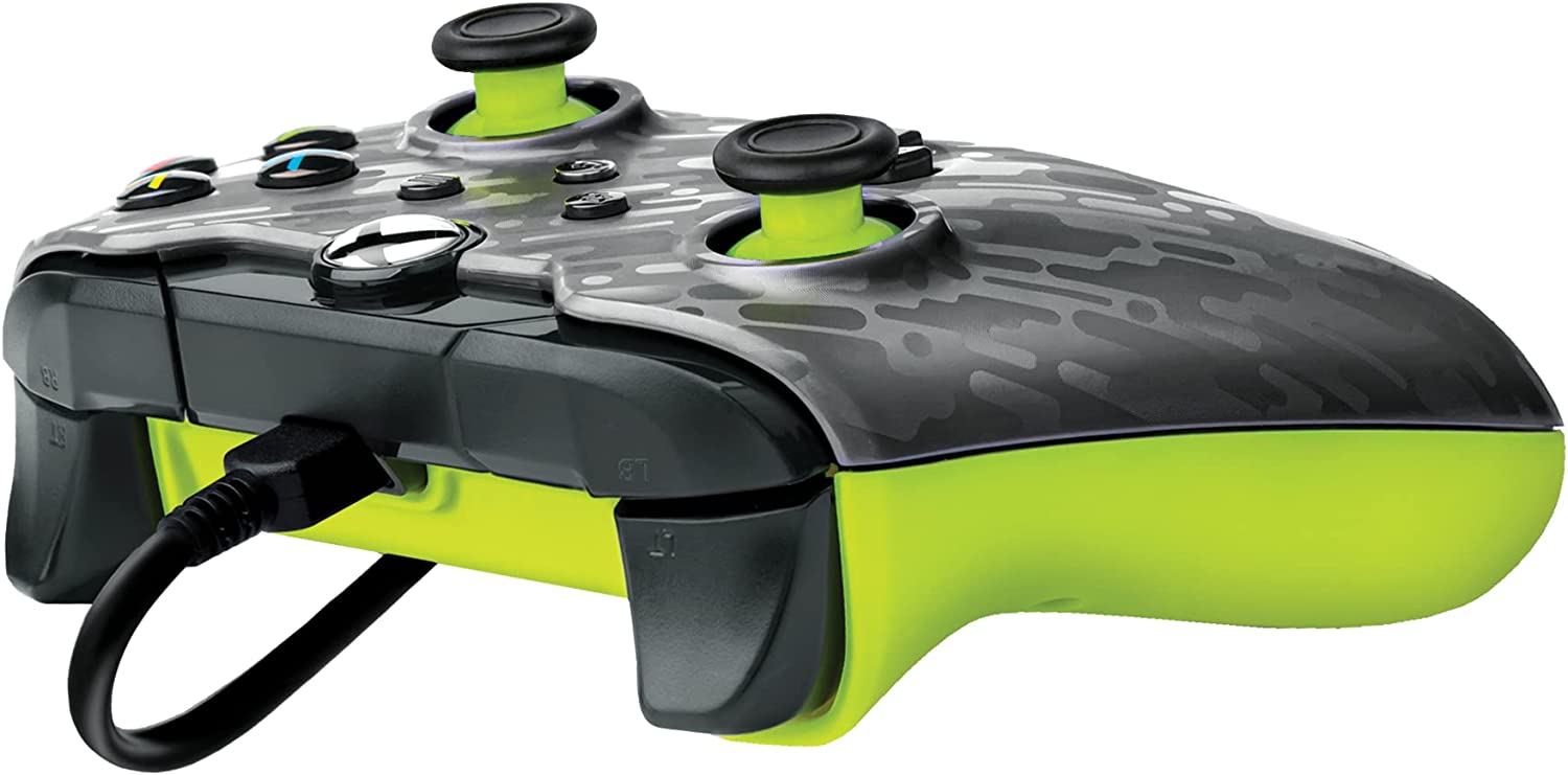 PDP Wired Controller Electric Carbon für Xbox Series X|S, Gamepad, Wired Video G 6