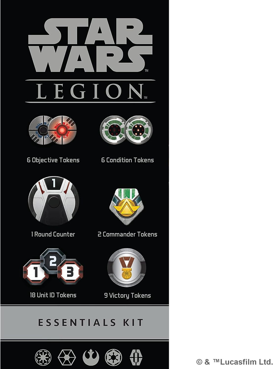 Atomare Massenspiele | Essentials-Kit: Star Wars Legion | Brettspiel | Ab 14 Jahren | 2