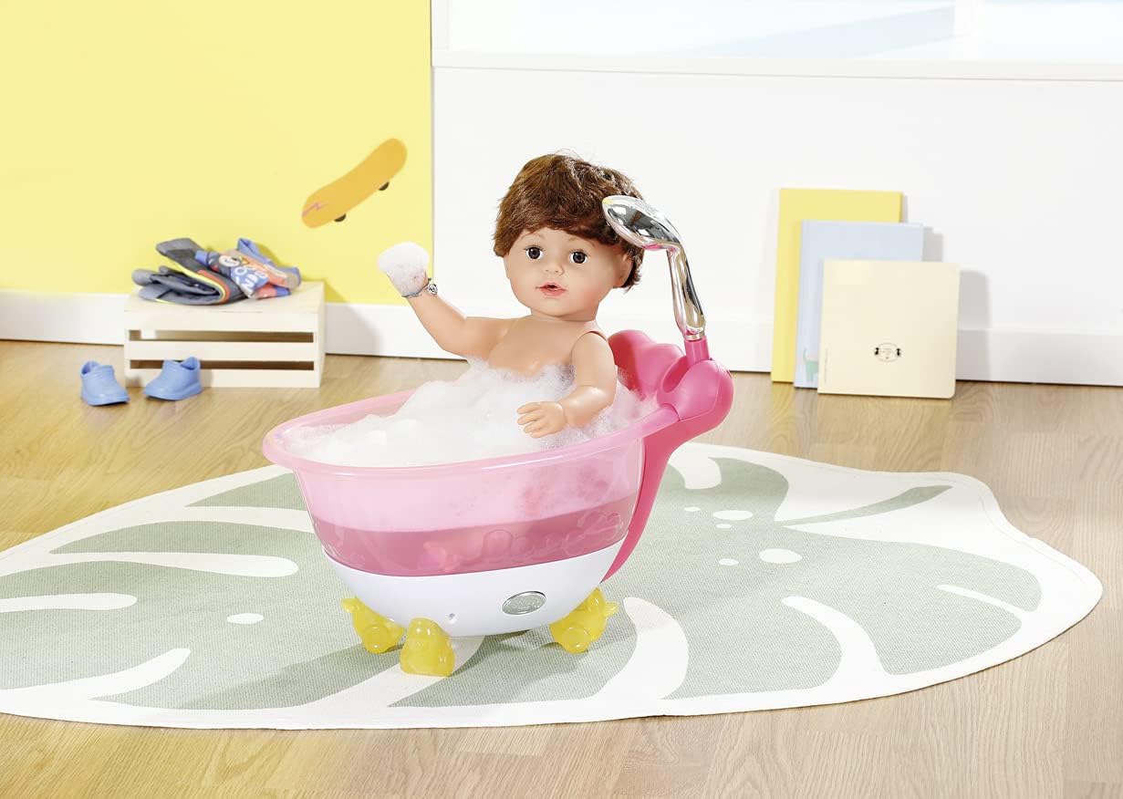 BABY born Brother 43cm Doll - Interactive Vinyl Baby with Moveable Knees, Real Tears & Bath Play 13