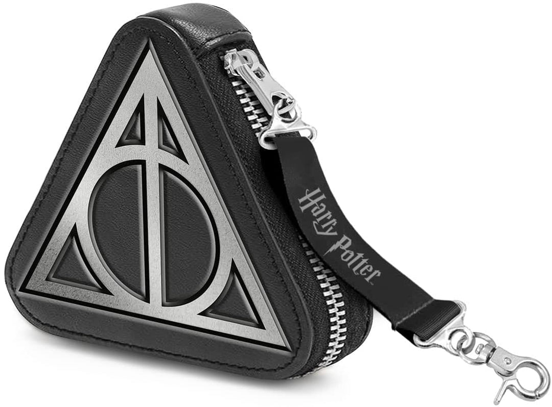 Harry Potter Hallows – Dreieckige Geldbörse, Schwarz