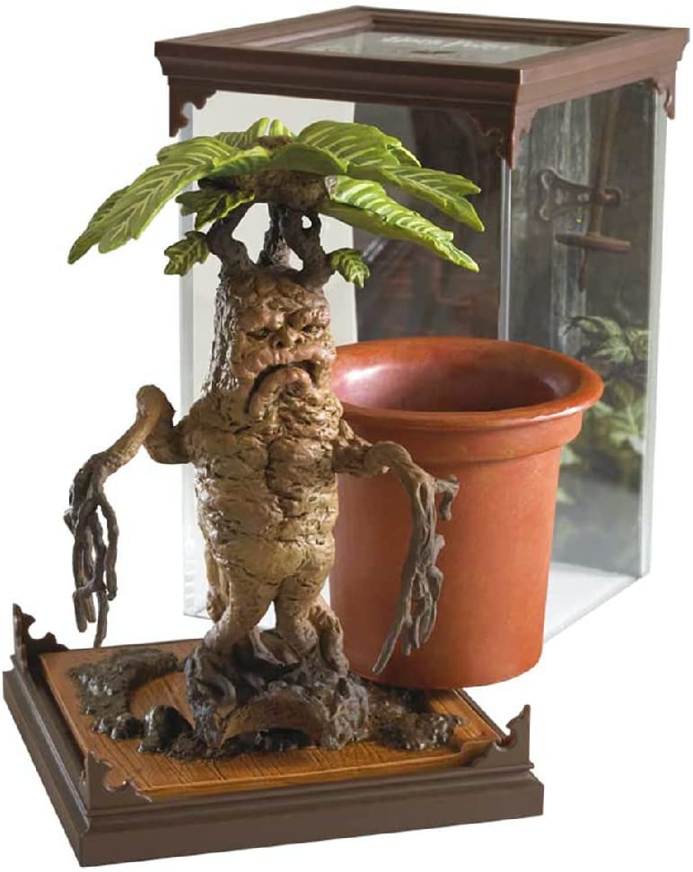 The Noble Collection - Magical Creatures Mandrake - Hand-Painted Magical Creature #17 - Officially Licensed 7in (18.5cm) Harry Potter Toys Collectable Figures - For Kids & Adults
