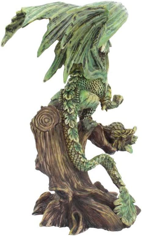 Nemesis Now Adult Forest Dragon Anne Stokes 25.5cm Figurine, Resin, Green, One S