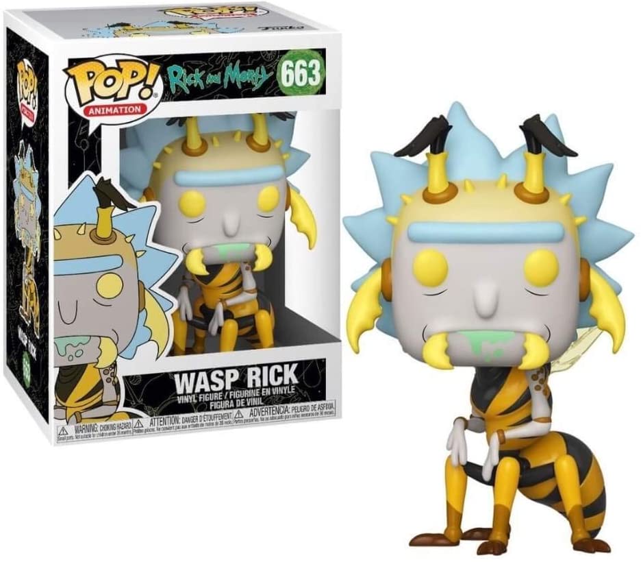 Rick &amp; Morty - Wasp Rick Funko 44255 Pop! Vinile #663