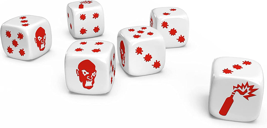 Zombicide 2nd Edition Special Black and White Dice | Strategy Board Game